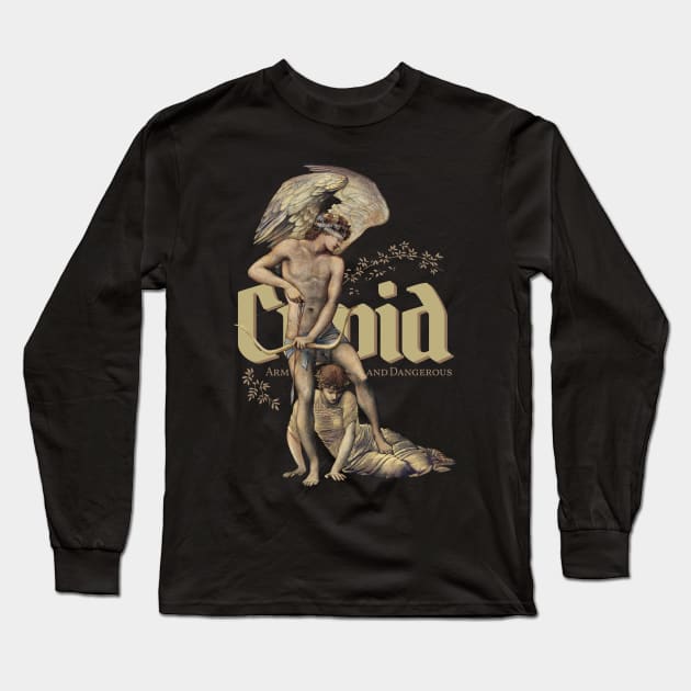 Ancient Cupid Armed and Dangerous Long Sleeve T-Shirt by KewaleeTee